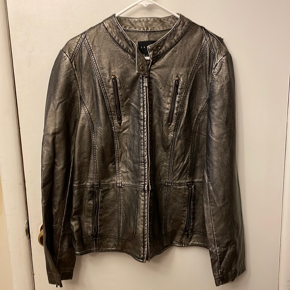Tribal Womens Jacket Silverish/Black Size 14